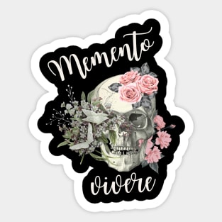 Memento Vivere Sticker